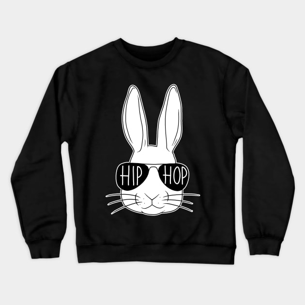 Easter Bunny Hip Hop Crewneck Sweatshirt by valentinahramov